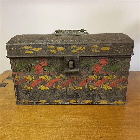 decorative painted tole metal box|Tole Painting Boxes .